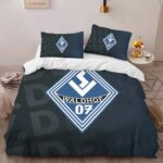 SV Waldhof Mannheim 07 black blue background SVW 03 Kinderbettwäsche – Bettwäsche