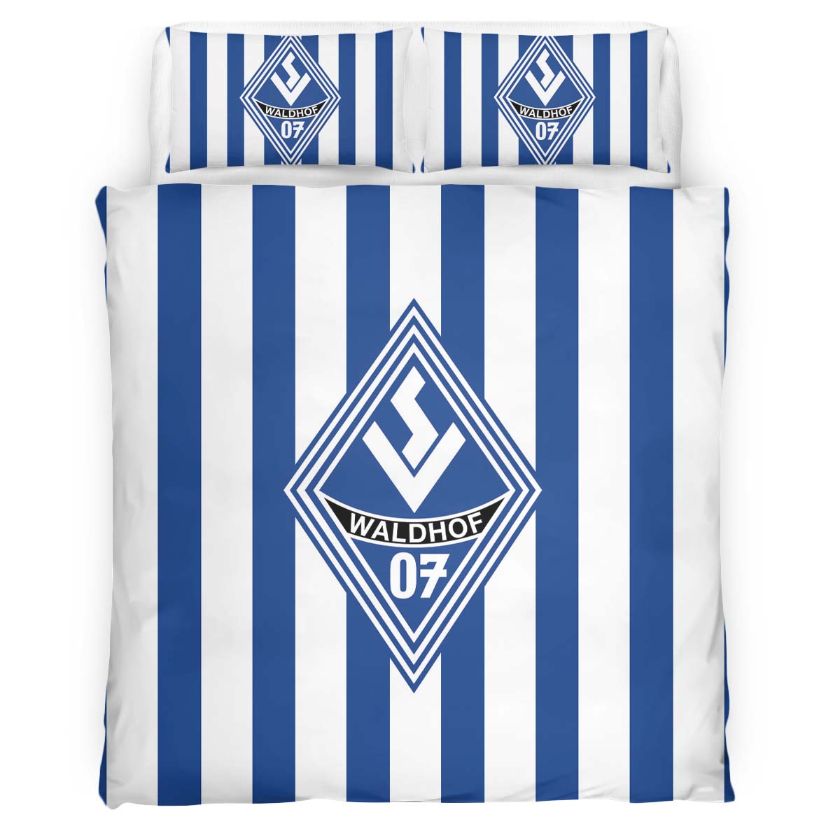SV Waldhof Mannheim 07 white blue background SVW 01 Kinderbettwäsche - Bettwäsche – Bild 2