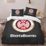 SV Wehen Wiesbaden black background Kinderbettwäsche – Bettwäsche