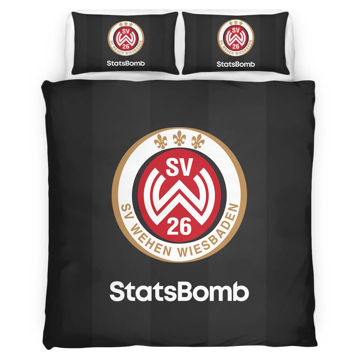 SV Wehen Wiesbaden black background Kinderbettwäsche - Bettwäsche – Bild 2