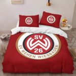 SV Wehen Wiesbaden red background Kinderbettwäsche – Bettwäsche