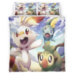 Hopplo Chimpep Memmeon Pokemon Kinderbettwäsche – Bettwäsche