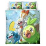 Hopplo Chimpep Memmeon Pokemon 2 Kinderbettwäsche – Bettwäsche