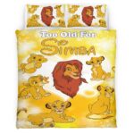 Simba Der König der Löwen Zu alt für Simba Kinderbettwäsche – Bettwäsche