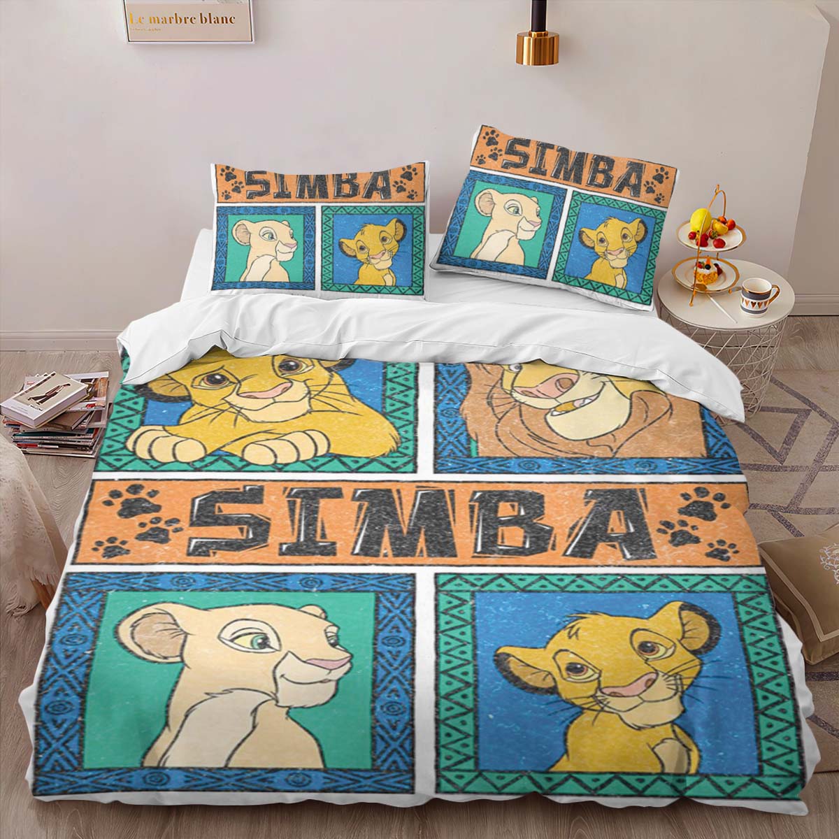 Simba und Mufasa Der König der Löwen 06 Kinderbettwäsche – Bettwäsche – Bild 2