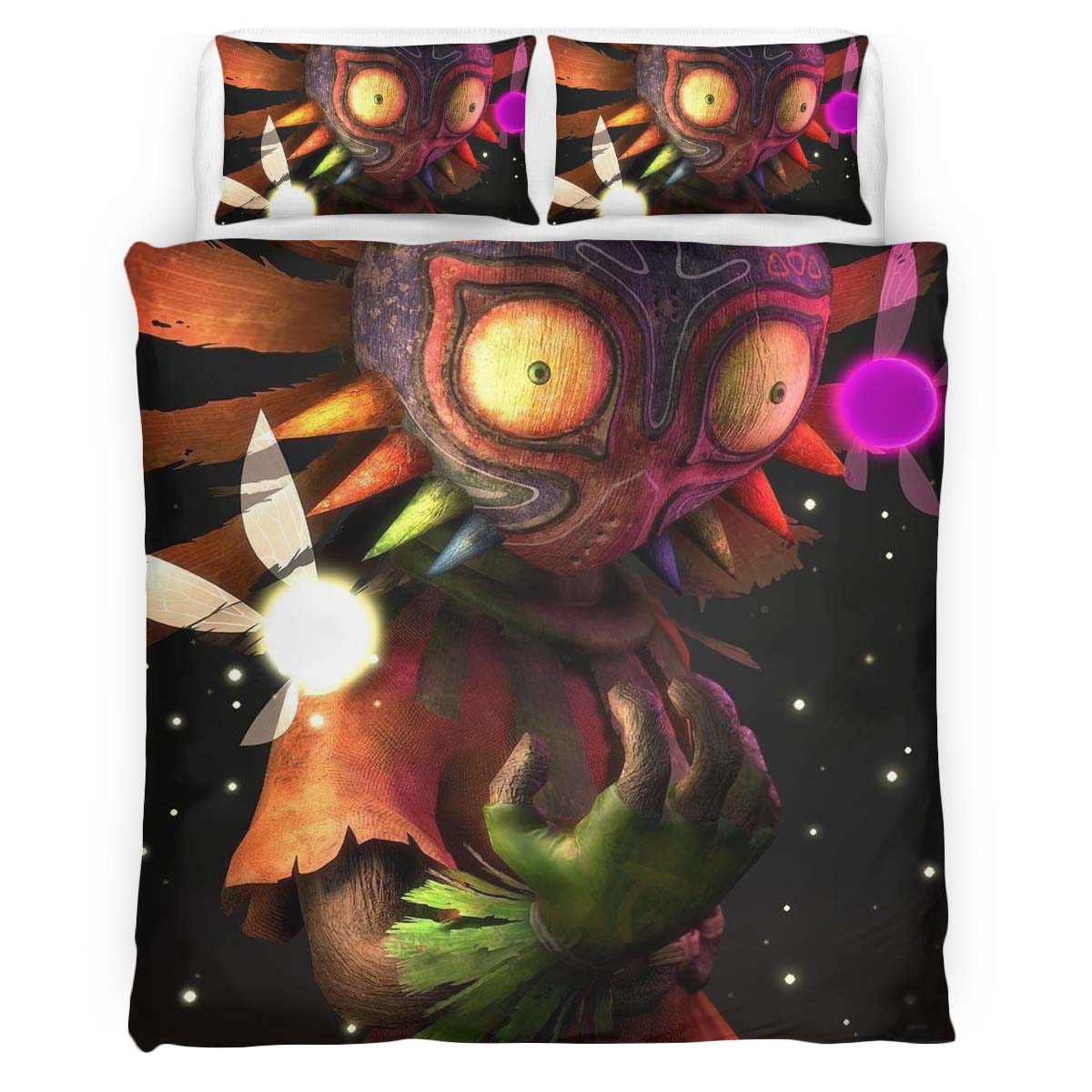 Horror Kid Majoras Mask The Legend of Zelda Charakter Kinderbettwäsche – Bettwäsche