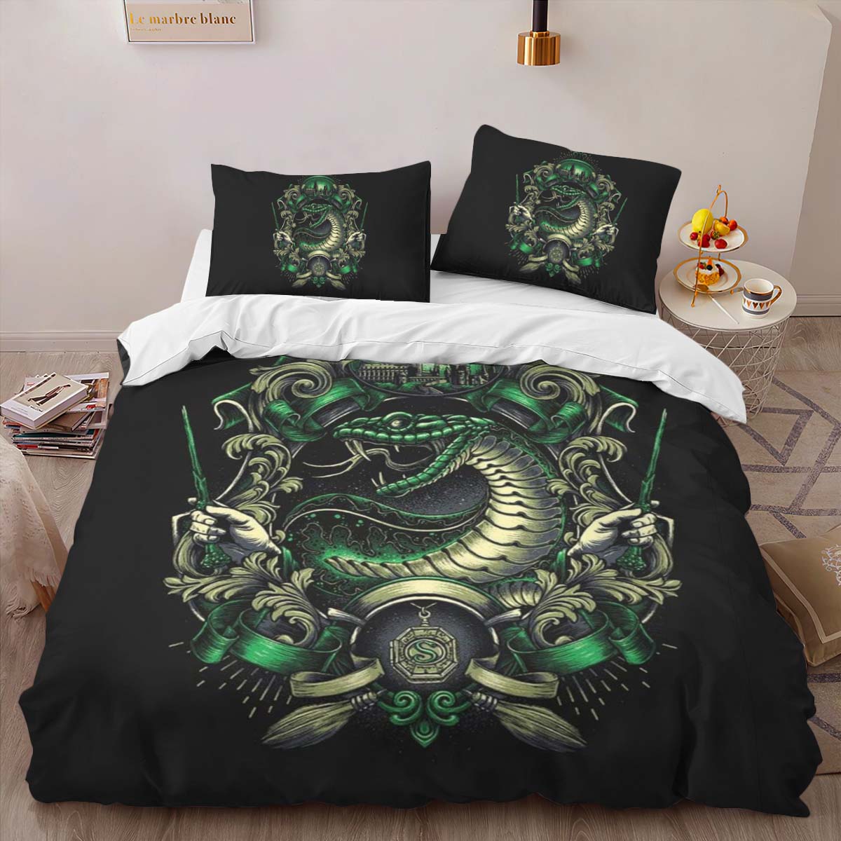 Haus Slytherin Harry Potter 05 Kinderbettwäsche – Bettwäsche – Bild 2