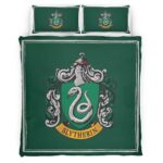 Haus Slytherin Harry Potter Grünes Logo Kinderbettwäsche – Bettwäsche