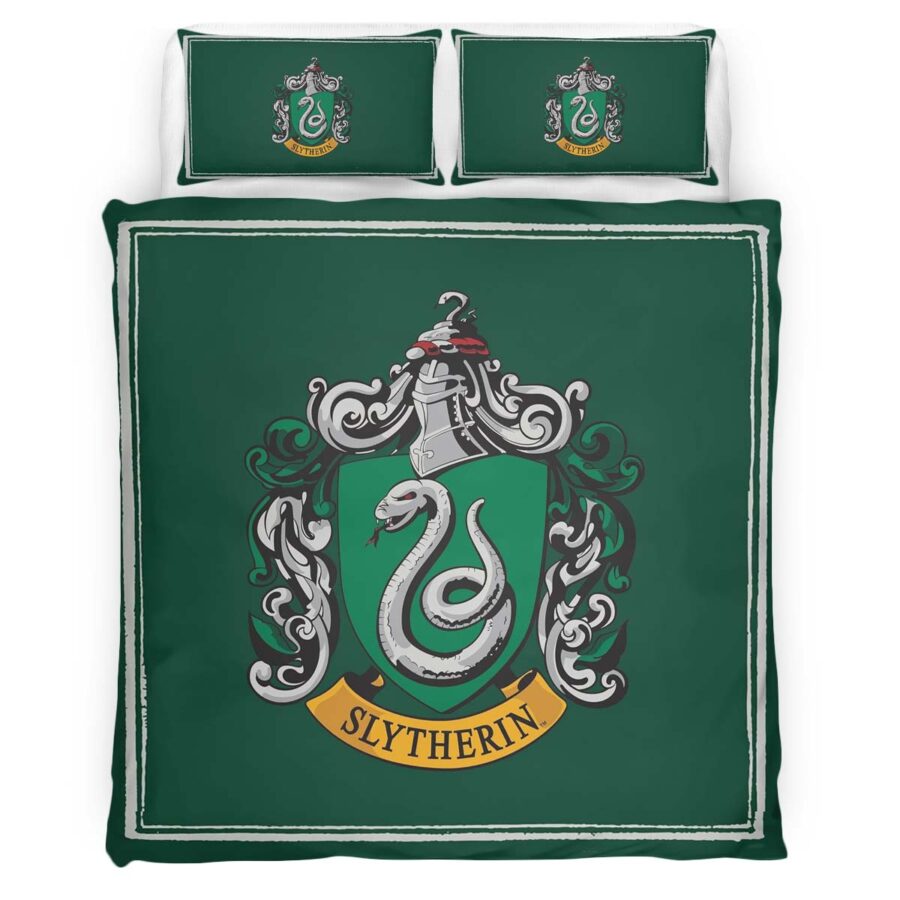 Haus Slytherin Harry Potter Grünes Logo Kinderbettwäsche – Bettwäsche – Bild 4