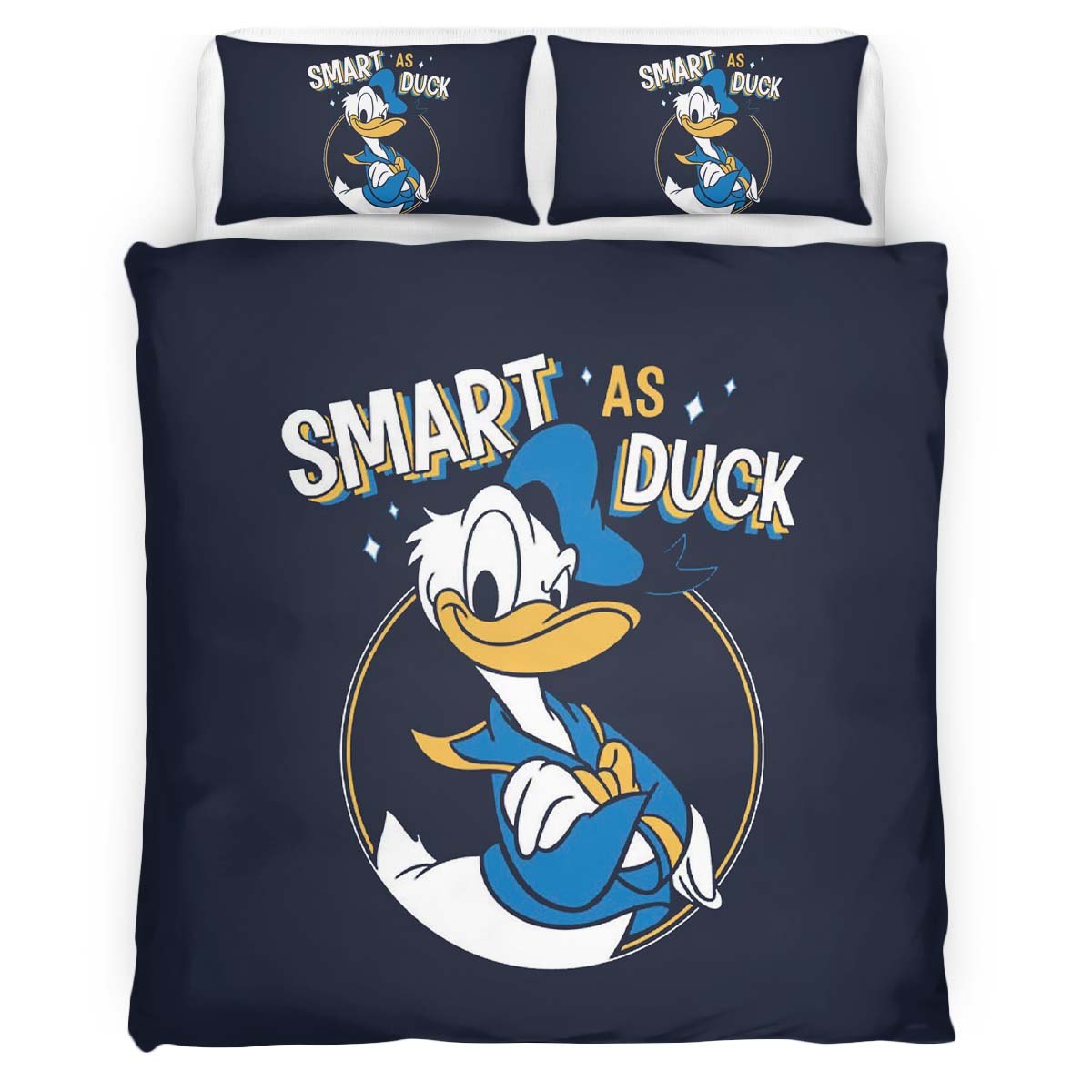 Smart wie eine Ente Donald Duck Kinderbettwäsche – Bettwäsche