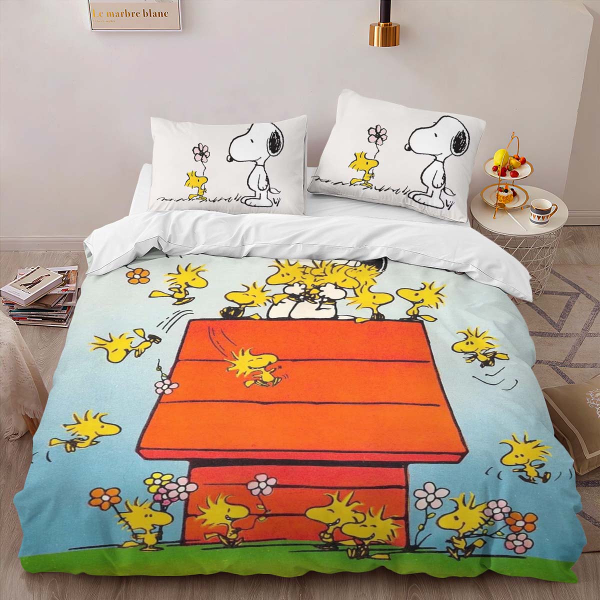 Snoopy Beagle Umarmung Kinderbettwäsche – Bettwäsche – Bild 2