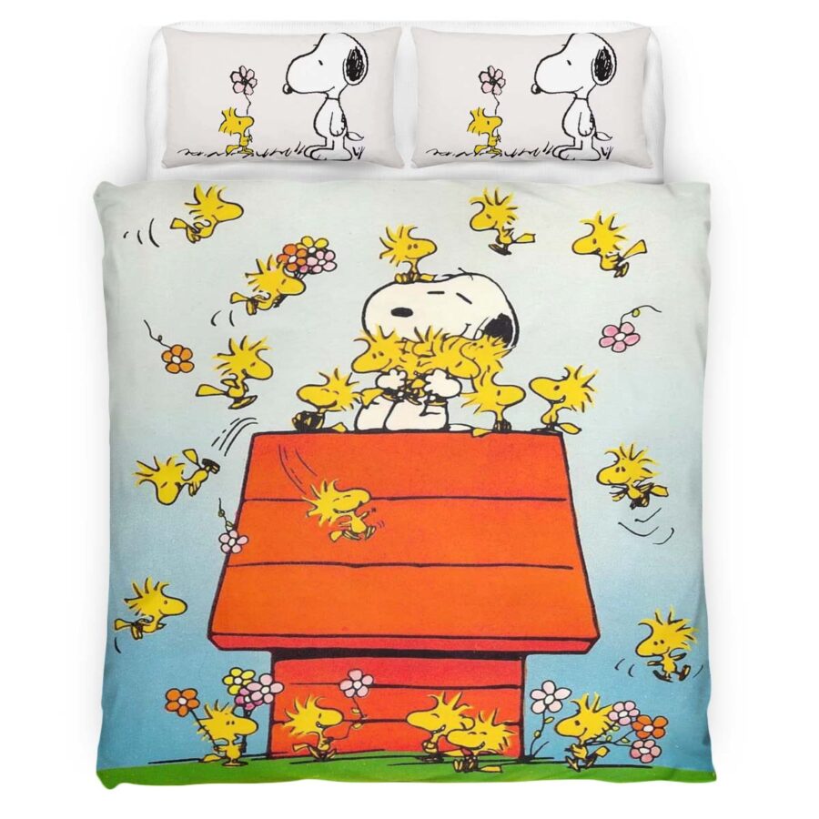 Snoopy Beagle Umarmung Kinderbettwäsche – Bettwäsche – Bild 4