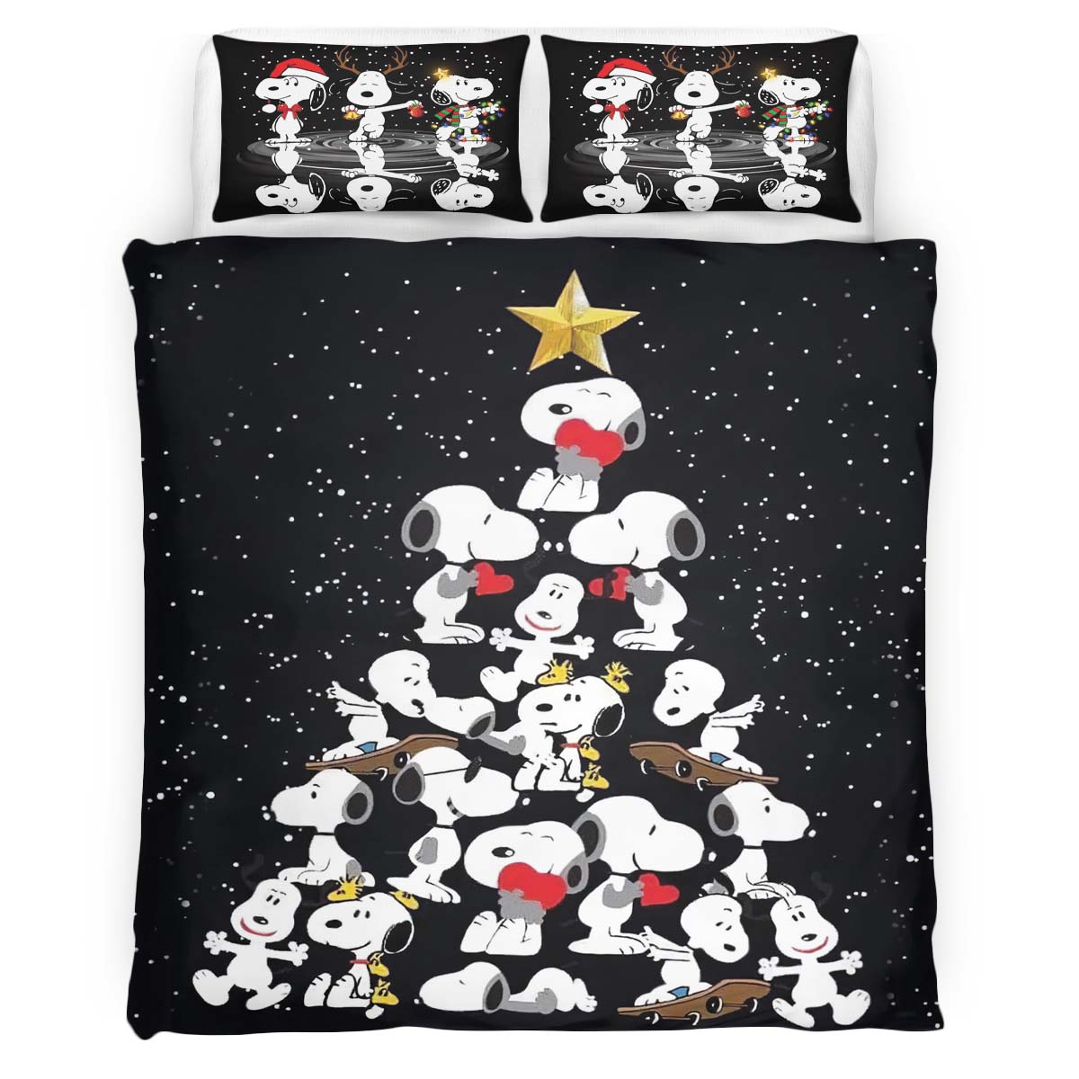 Snoopy Weihnachtsbaum Kinderbettwäsche – Bettwäsche