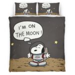 Snoopy Ich bin auf dem Mond Kinderbettwäsche – Bettwäsche