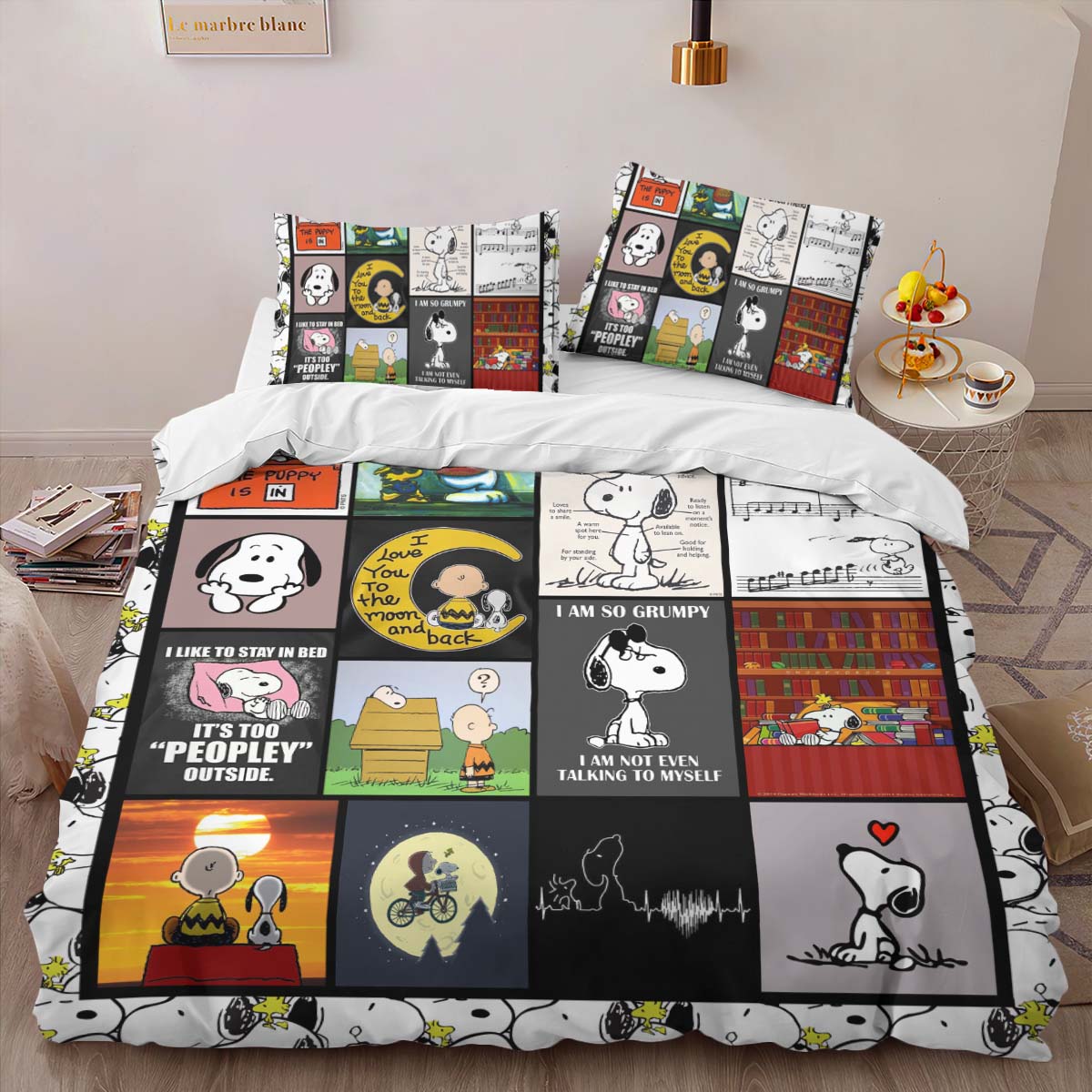 Snoopy Die Peanuts 13 Kinderbettwäsche – Bettwäsche – Bild 2