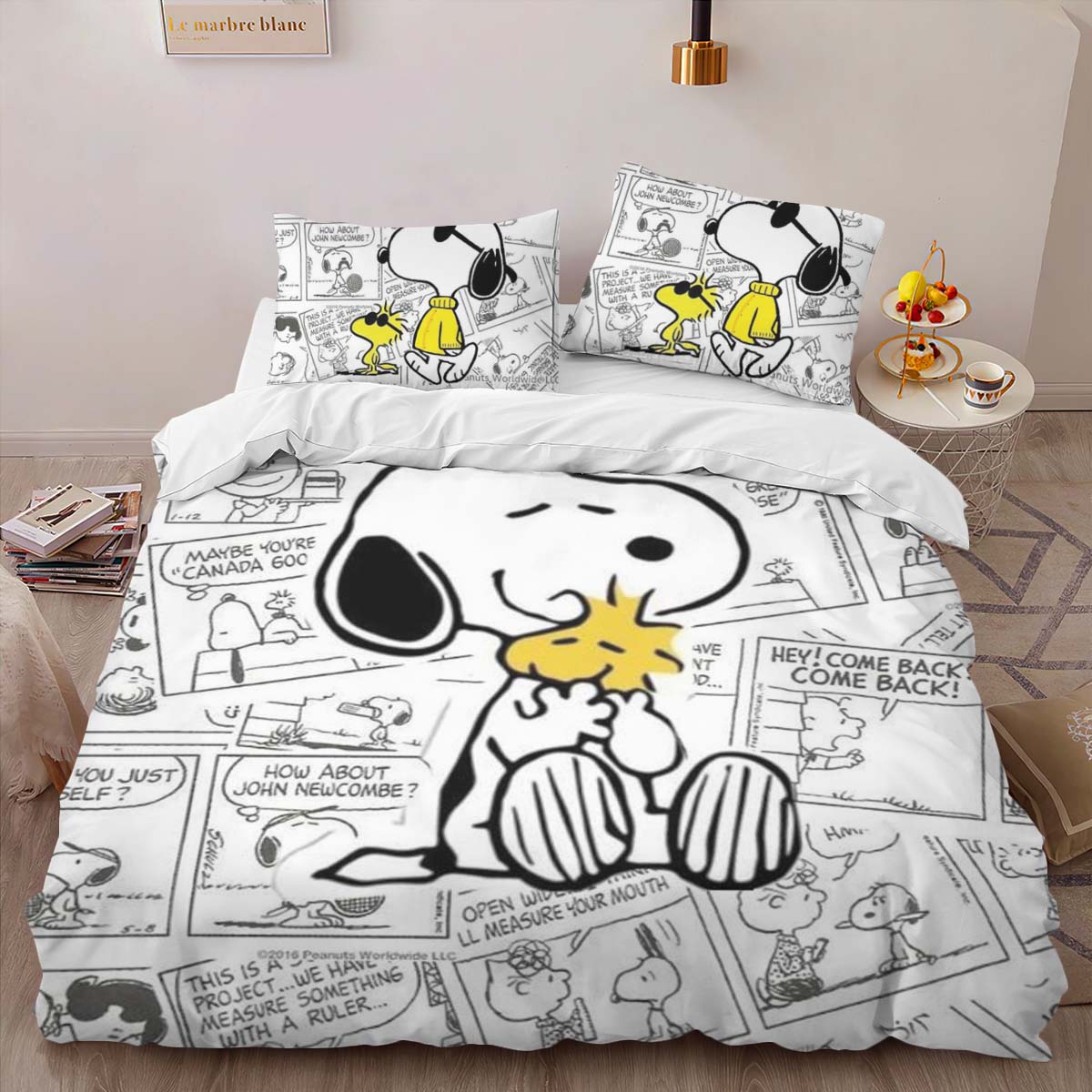 Snoopy und Woodstock 4 Kinderbettwäsche – Bettwäsche – Bild 2