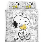 Snoopy und Woodstock 4 Kinderbettwäsche – Bettwäsche