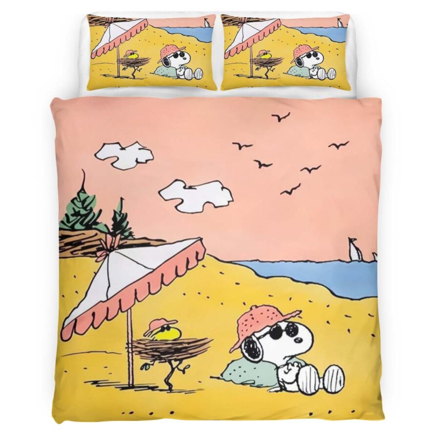 Snoopy und Woodstock am Strand Kinderbettwäsche – Bettwäsche – Bild 4