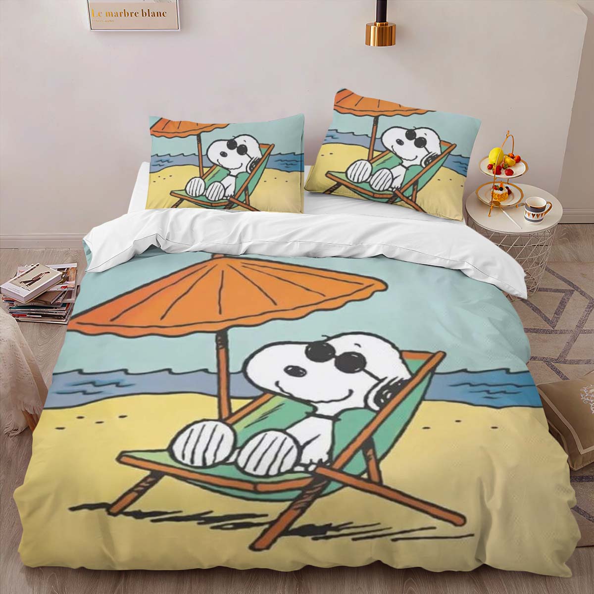 Snoopy im Sommer Kinderbettwäsche – Bettwäsche – Bild 2