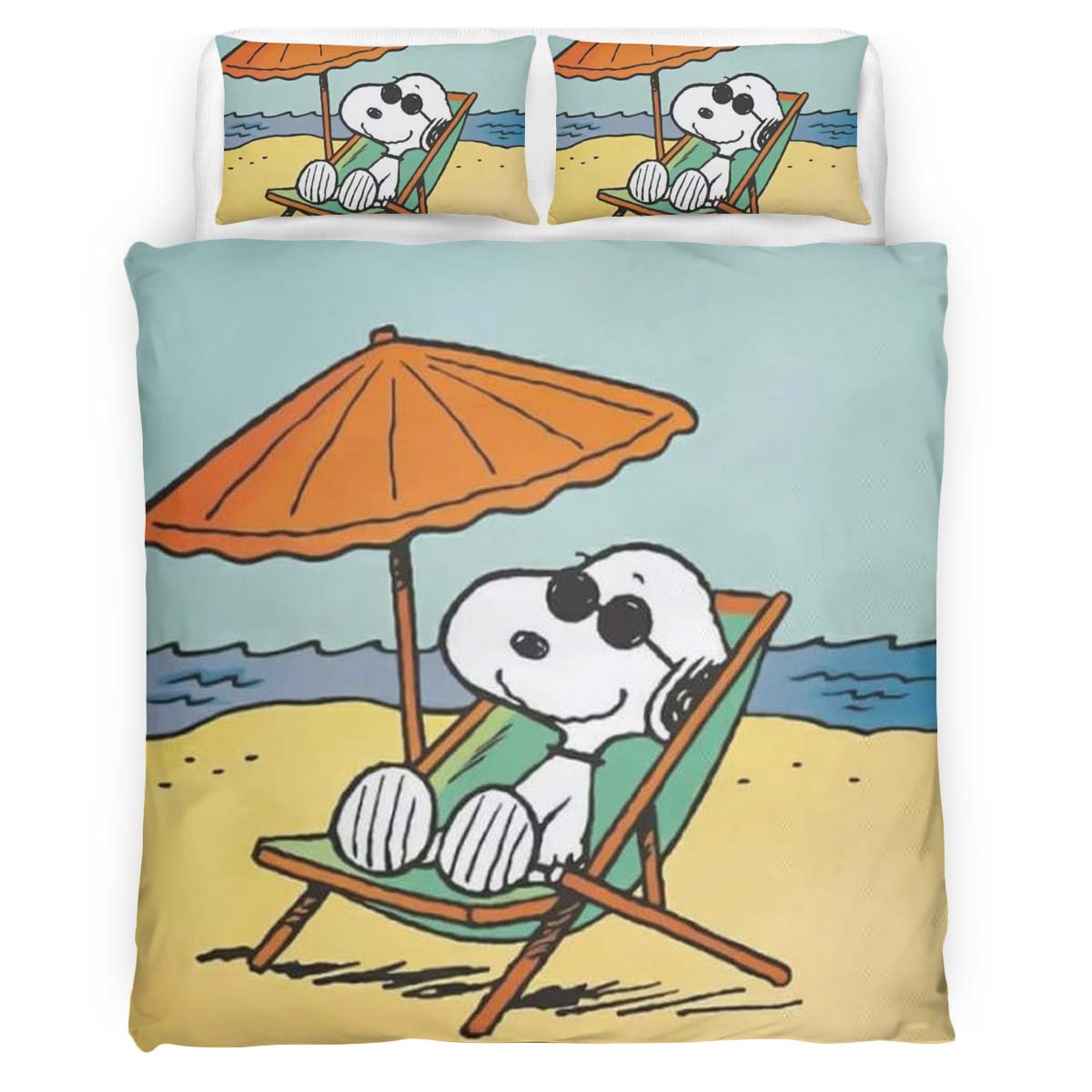 Snoopy im Sommer Kinderbettwäsche – Bettwäsche