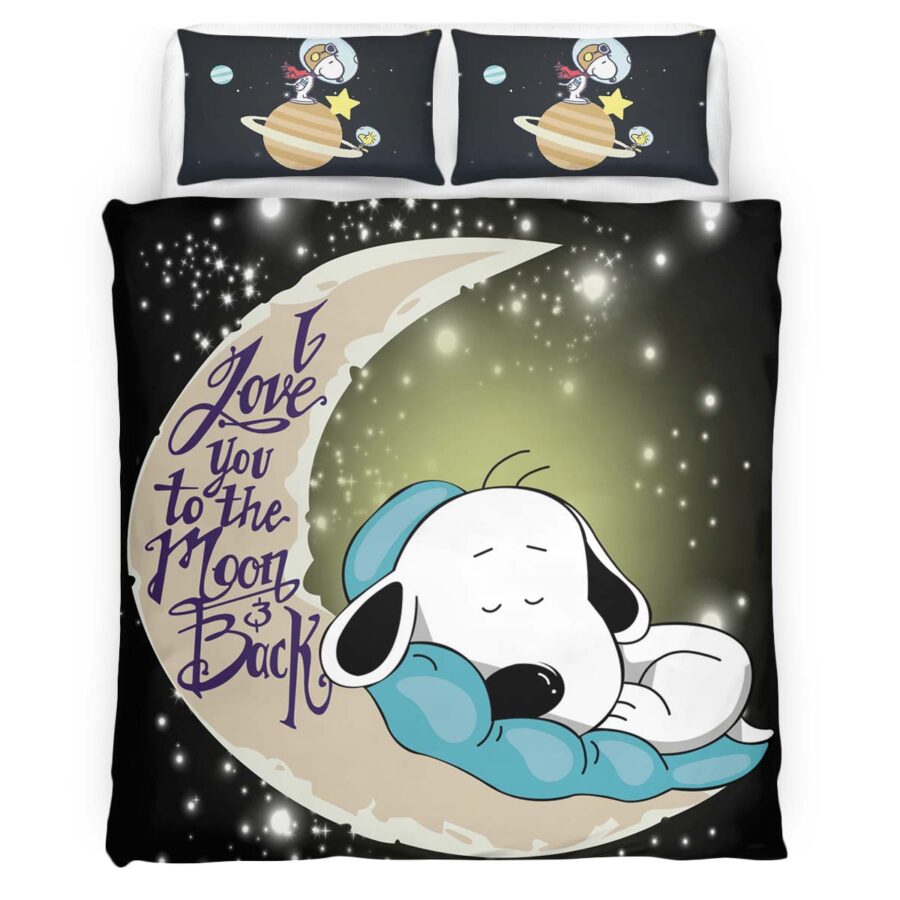 Snoopy zum Mond 4 Kinderbettwäsche – Bettwäsche – Bild 4