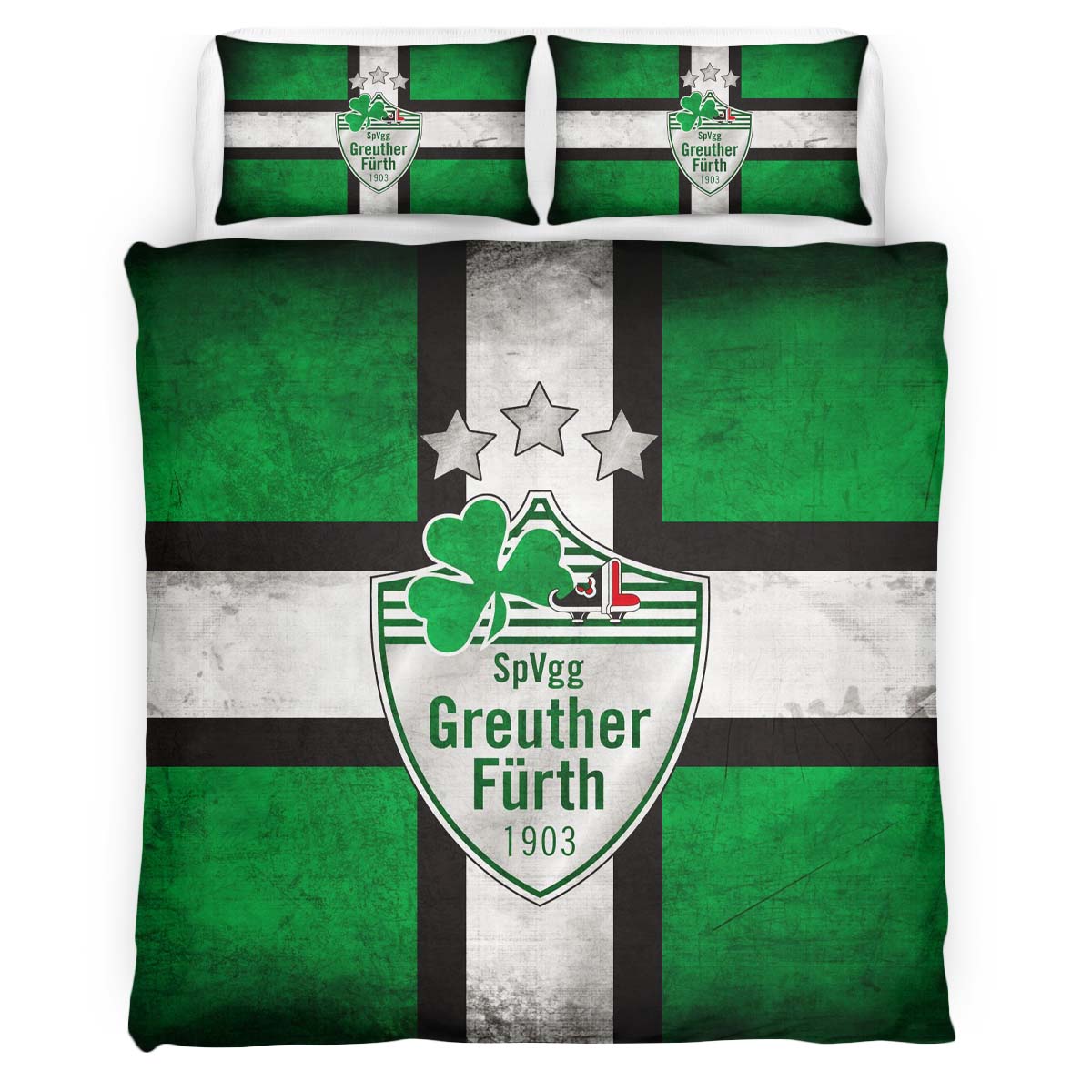 SpVgg Greuther Fürth Green Kinderbettwäsche - Bettwäsche – Bild 2