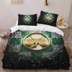 SpVgg Greuther Fürth white Green diamond style Kinderbettwäsche – Bettwäsche