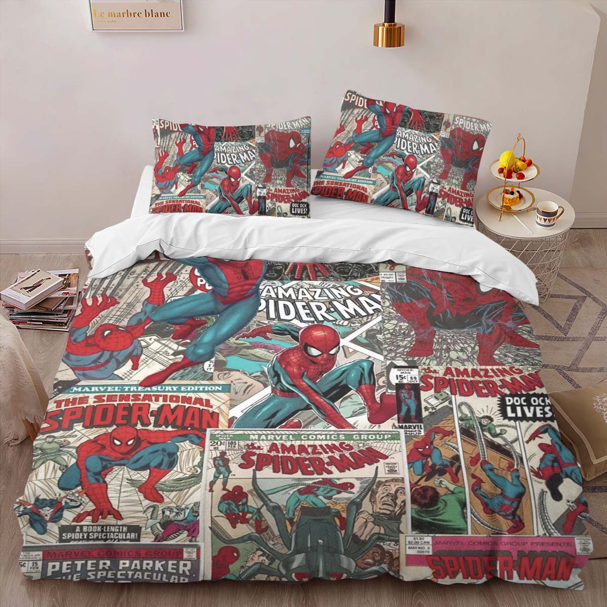 Spider-Man Comics 3 Kinderbettwäsche – Bettwäsche – Bild 2