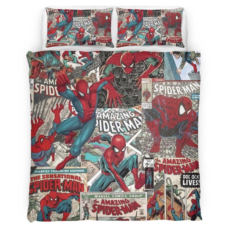 Spider-Man Comics 3 Kinderbettwäsche – Bettwäsche – Bild 4