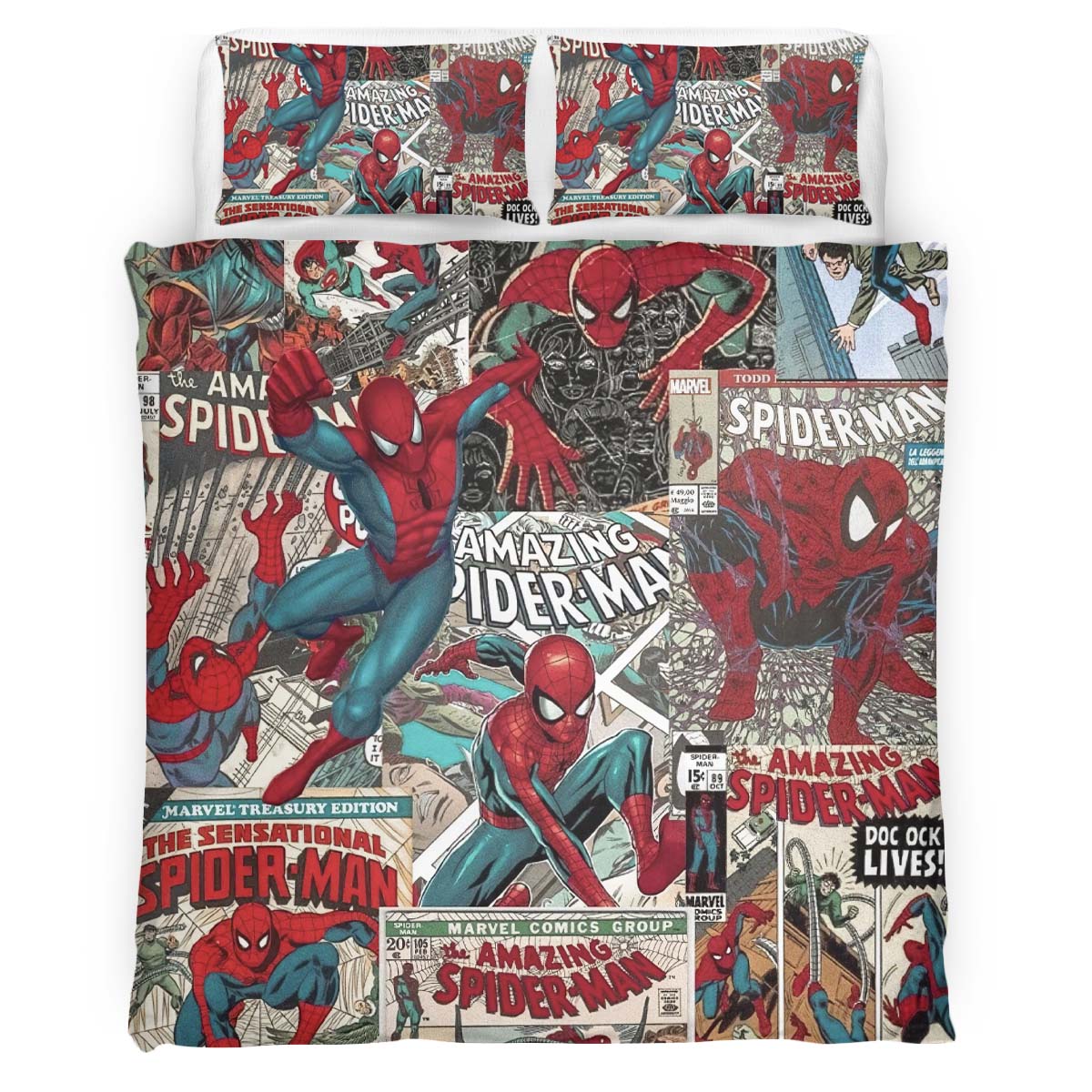 Spider-Man Comics 3 Kinderbettwäsche – Bettwäsche