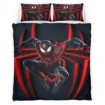 Spider-Man Dunkler Hintergrund 2 Kinderbettwäsche – Bettwäsche