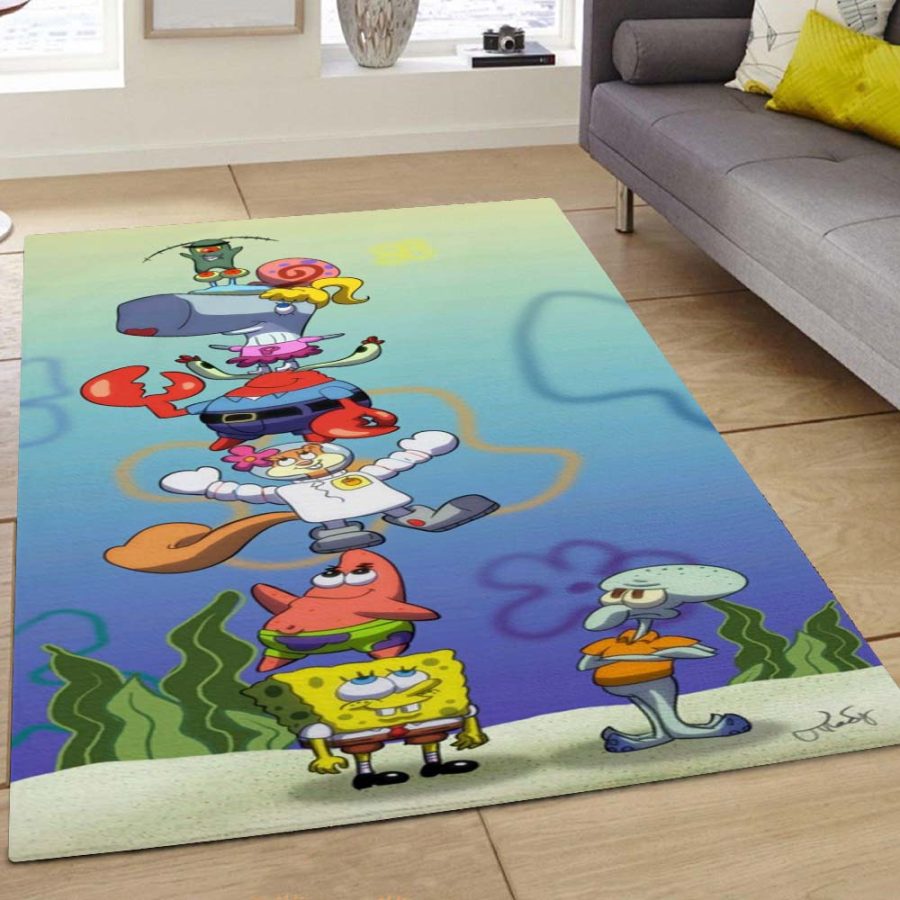 Spongebob Schwammkopf Alle Charaktere 3 Teppich – Bild 4