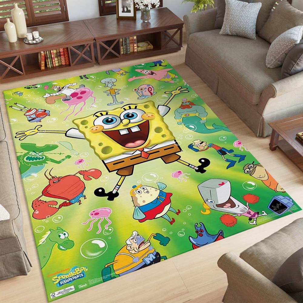 Spongebob Schwammkopf Alle Charaktere 5 Teppich – Bild 2