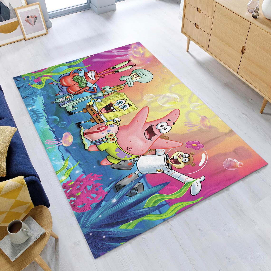 SpongeBob Schwammkopf Alle Charaktere 6 Teppich – Bild 2