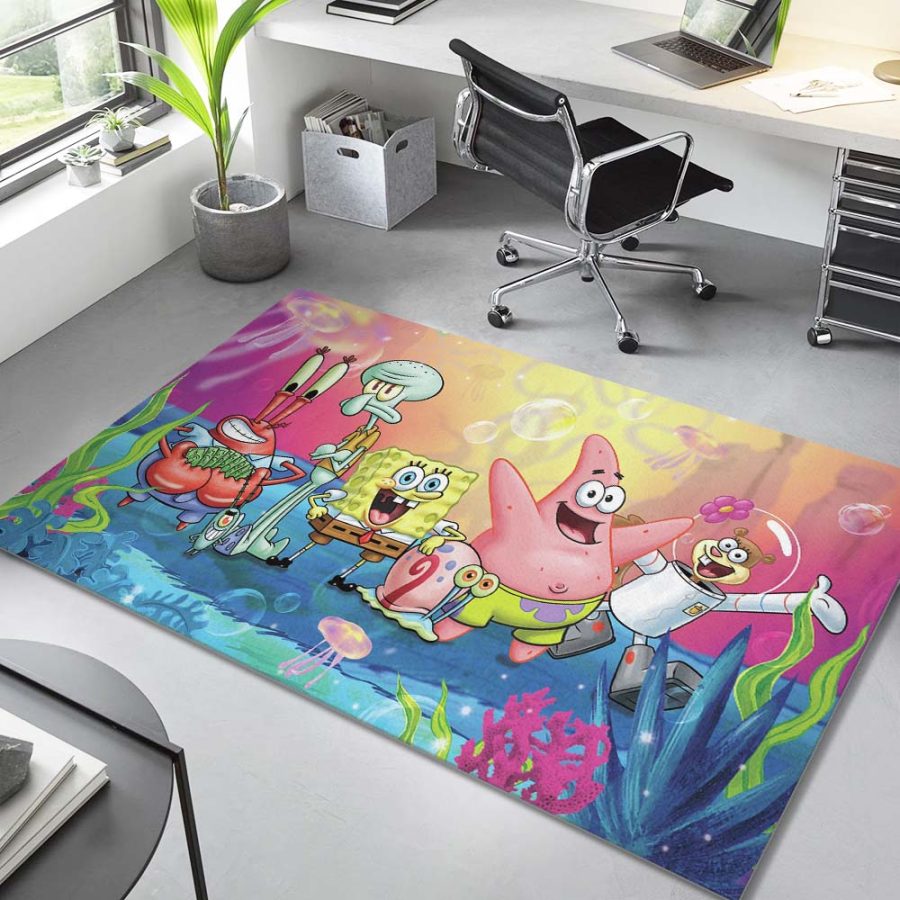 SpongeBob Schwammkopf Alle Charaktere 6 Teppich – Bild 4