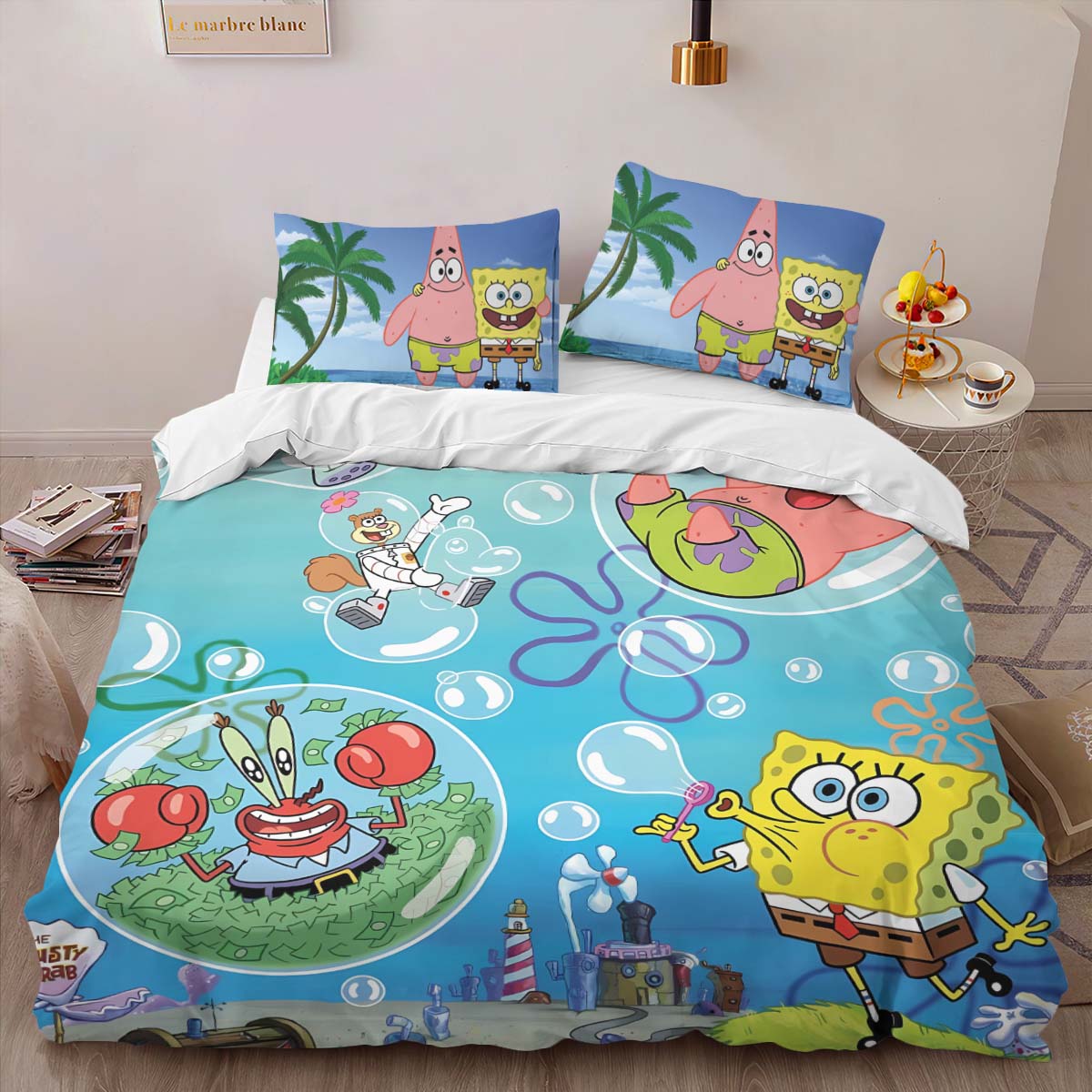 SpongeBob Schwammkopf Charaktere 01 Kinderbettwäsche – Bettwäsche – Bild 2