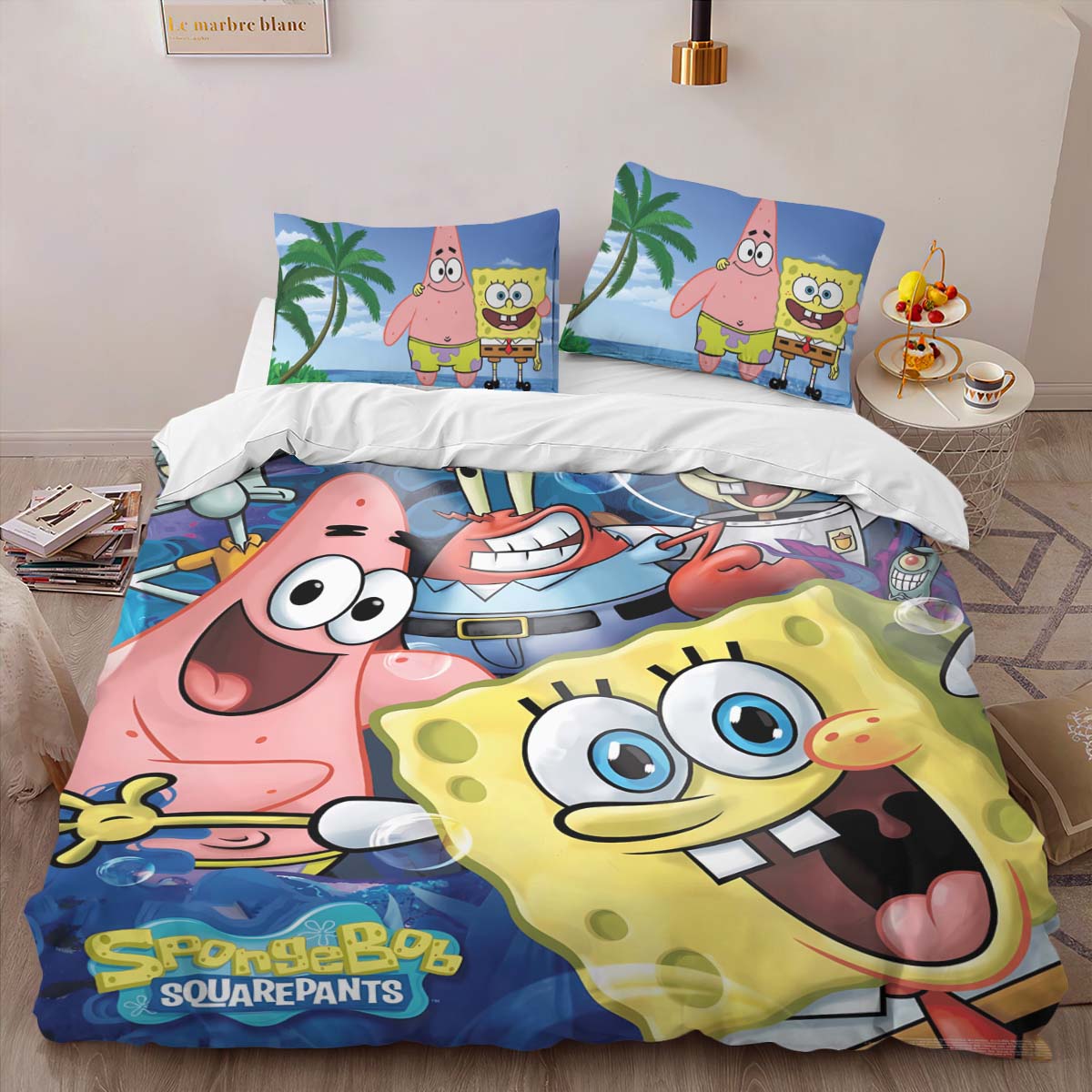 SpongeBob Schwammkopf Charaktere 02 Kinderbettwäsche – Bettwäsche – Bild 2