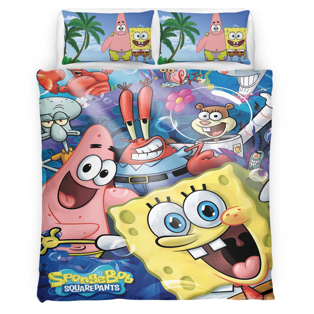 SpongeBob Schwammkopf Charaktere 02 Kinderbettwäsche – Bettwäsche