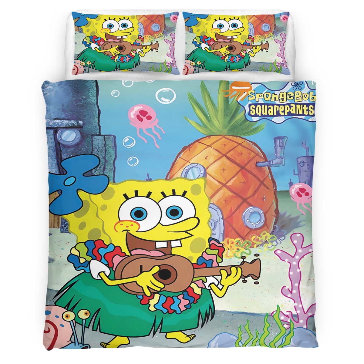 SpongeBob Schwammkopf Charaktere 05 Kinderbettwäsche – Bettwäsche