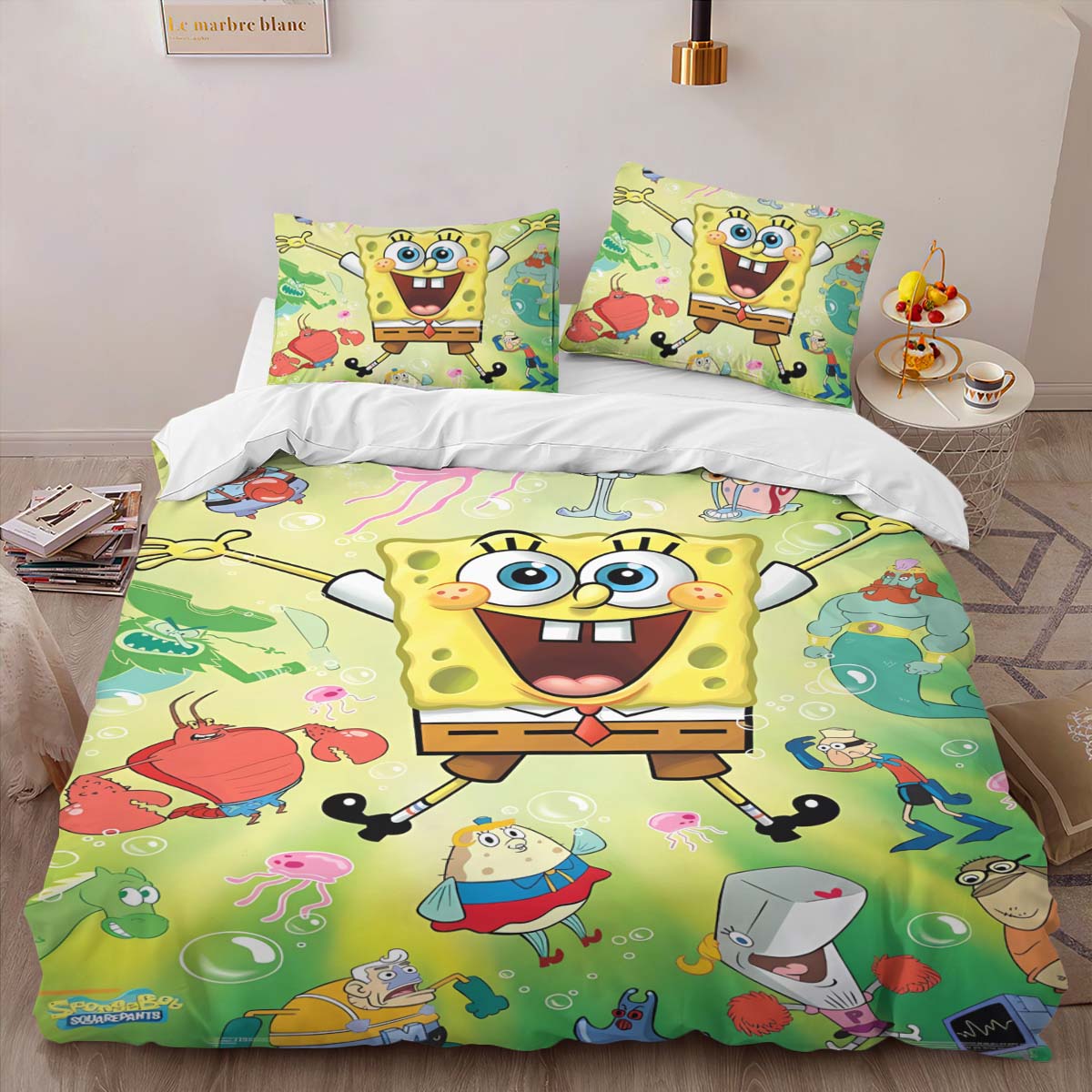 SpongeBob Schwammkopf Charaktere 06 Kinderbettwäsche – Bettwäsche – Bild 2