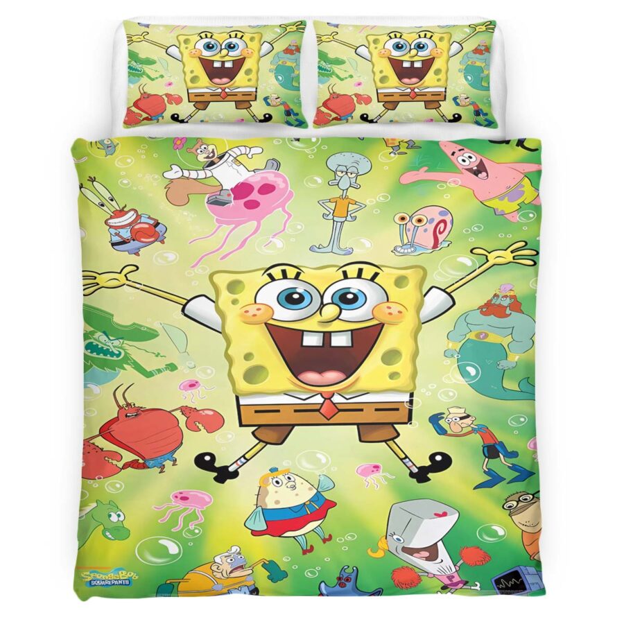 SpongeBob Schwammkopf Charaktere 06 Kinderbettwäsche – Bettwäsche – Bild 4