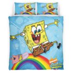 SpongeBob Schwammkopf Charaktere 08 Kinderbettwäsche – Bettwäsche