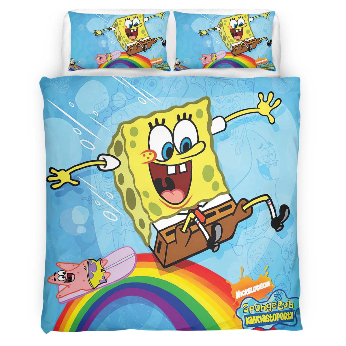SpongeBob Schwammkopf Charaktere 08 Kinderbettwäsche – Bettwäsche