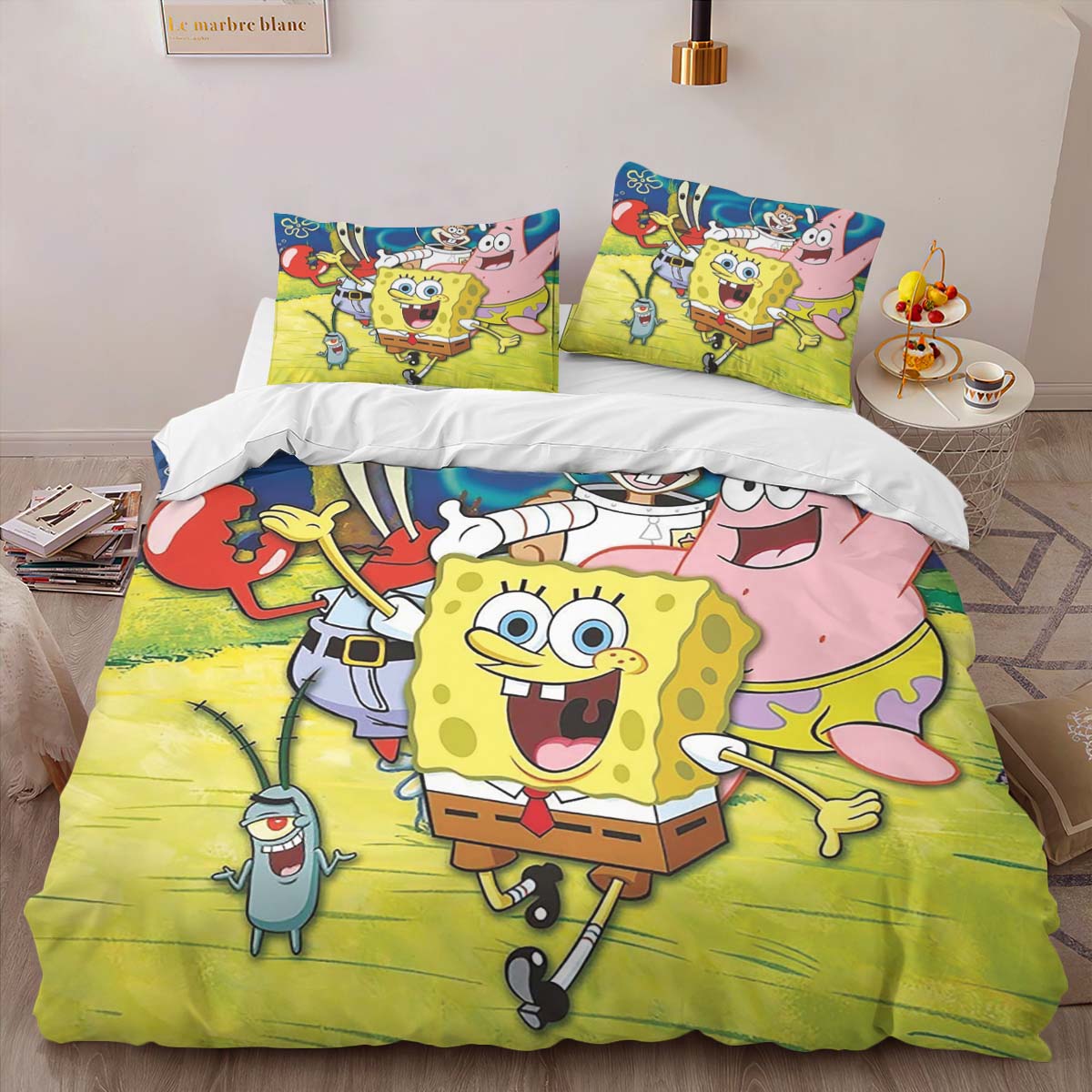 SpongeBob Schwammkopf Charaktere 09 Kinderbettwäsche – Bettwäsche – Bild 2