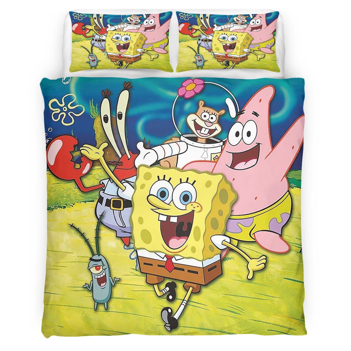 SpongeBob Schwammkopf Charaktere 09 Kinderbettwäsche – Bettwäsche
