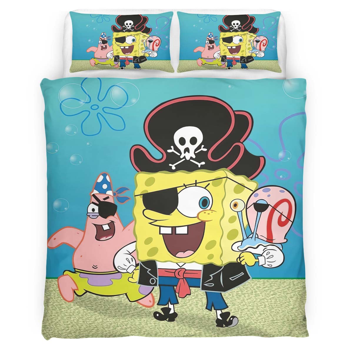 SpongeBob Schwammkopf Charaktere 11 Kinderbettwäsche – Bettwäsche