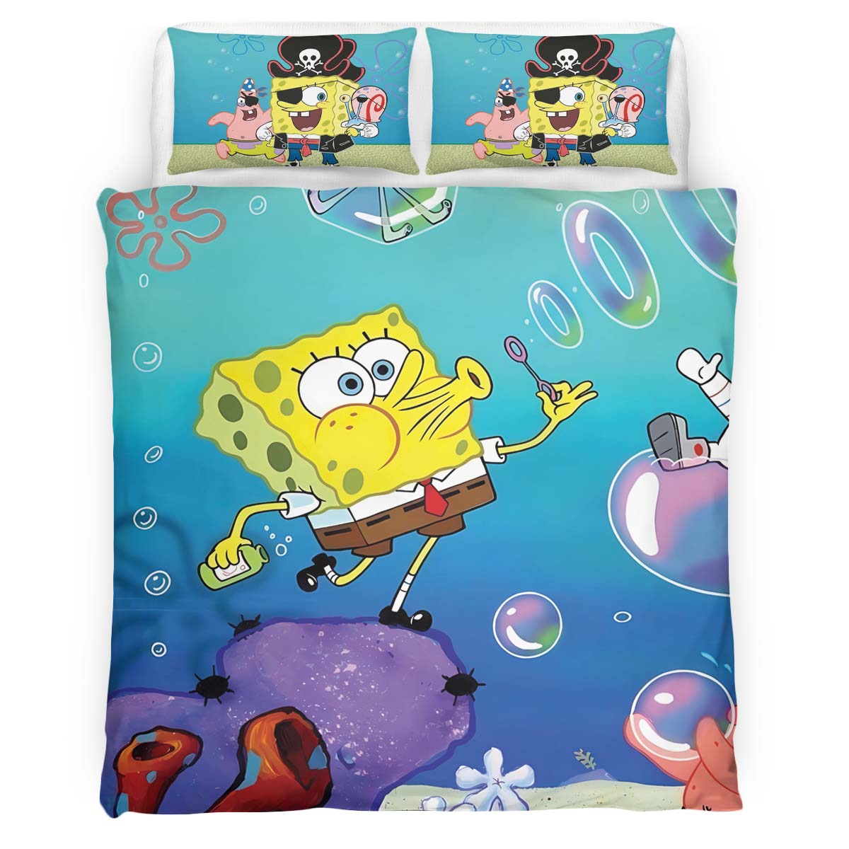 SpongeBob Schwammkopf Charaktere 13 Kinderbettwäsche – Bettwäsche