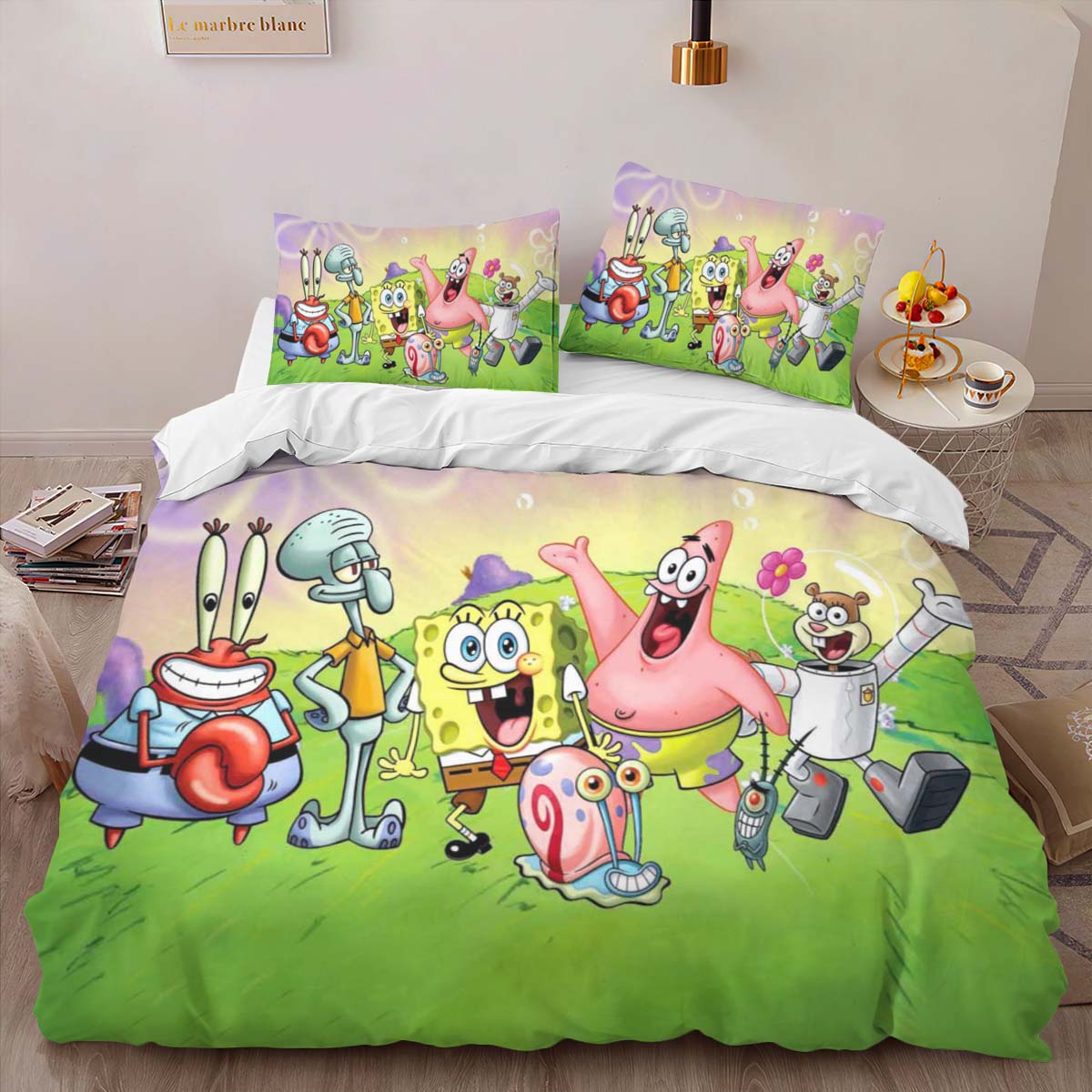 SpongeBob Schwammkopf Charaktere 18 Kinderbettwäsche – Bettwäsche – Bild 2