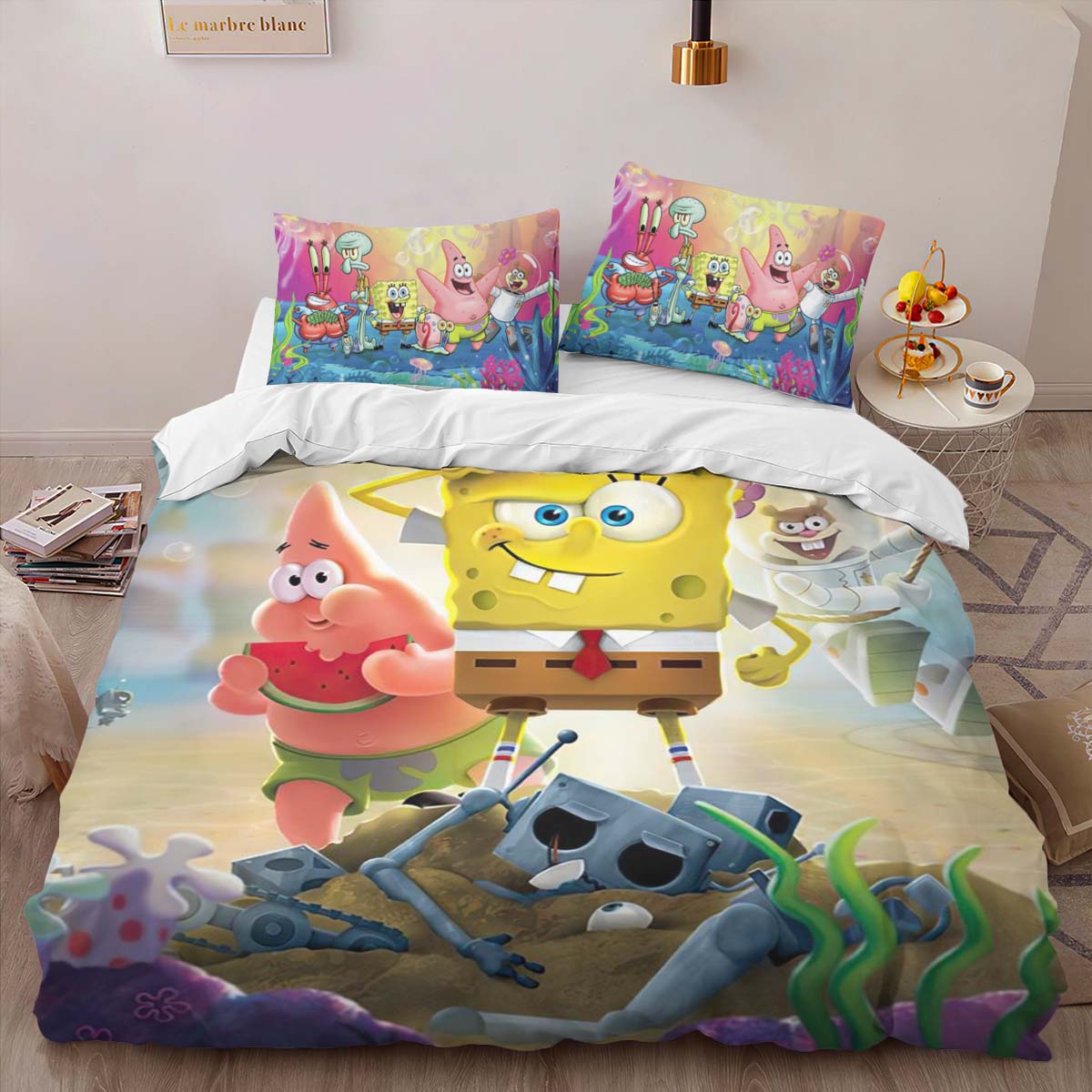 SpongeBob Schwammkopf Charaktere 21 Kinderbettwäsche – Bettwäsche – Bild 2