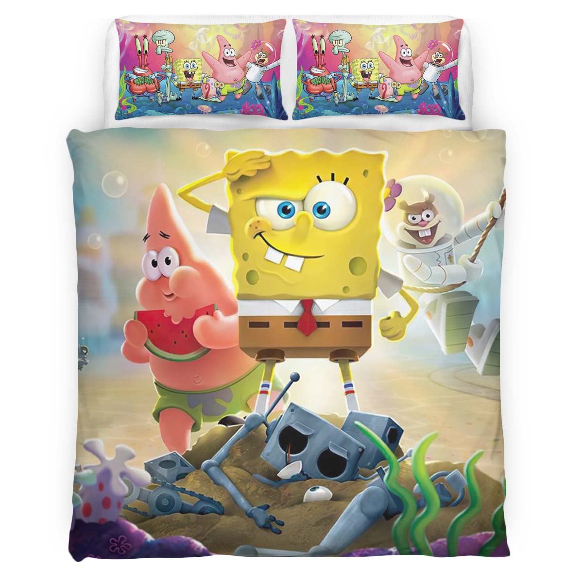 SpongeBob Schwammkopf Charaktere 21 Kinderbettwäsche – Bettwäsche